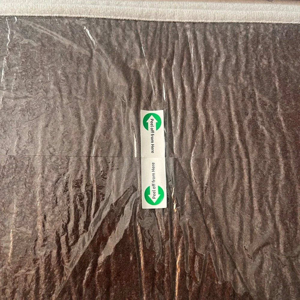 Non-Slip Stair Treads 5 Pk 8x30in Carpet Indoor Reusable Peel Stick TPR Backing